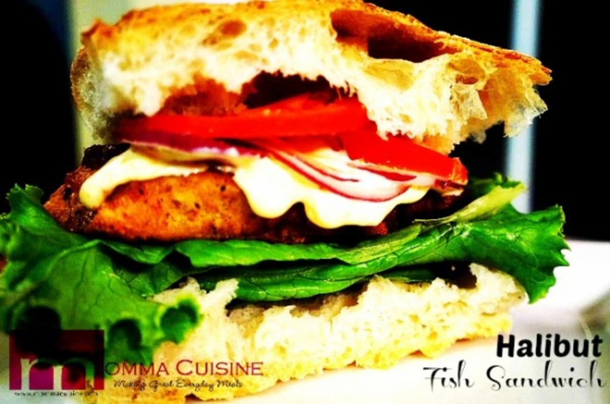 Halibut Fish Sandwich with Chili Lime Aioli Recipes