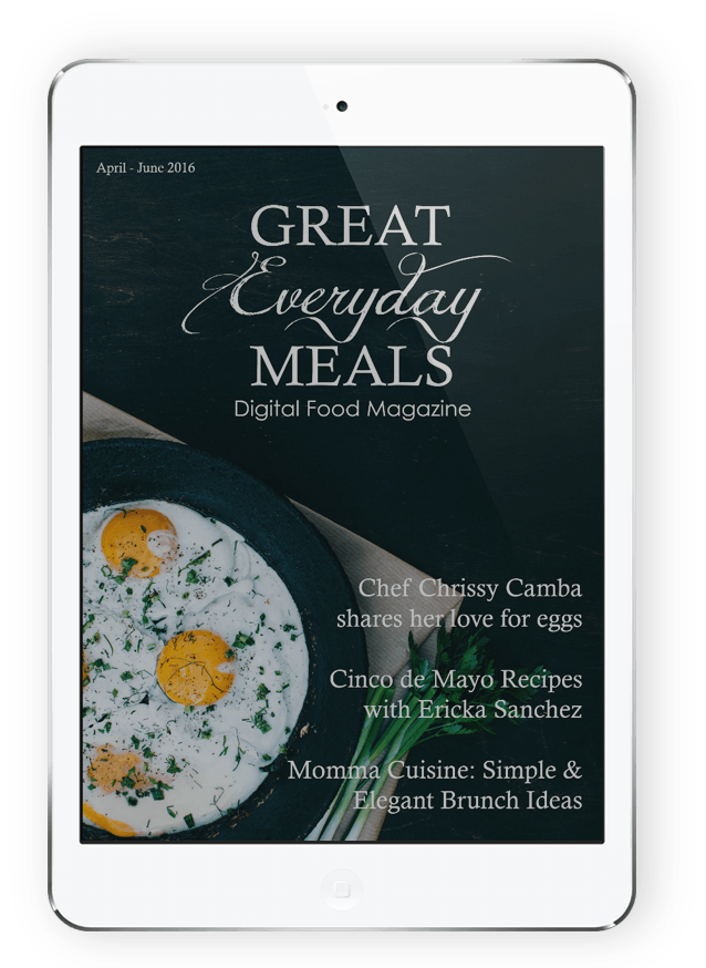 Digital food magazine